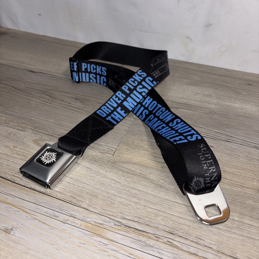Buckle-Down Novelty Belt Supernatural SPN Adjustable Driver Picks Music Cakehole